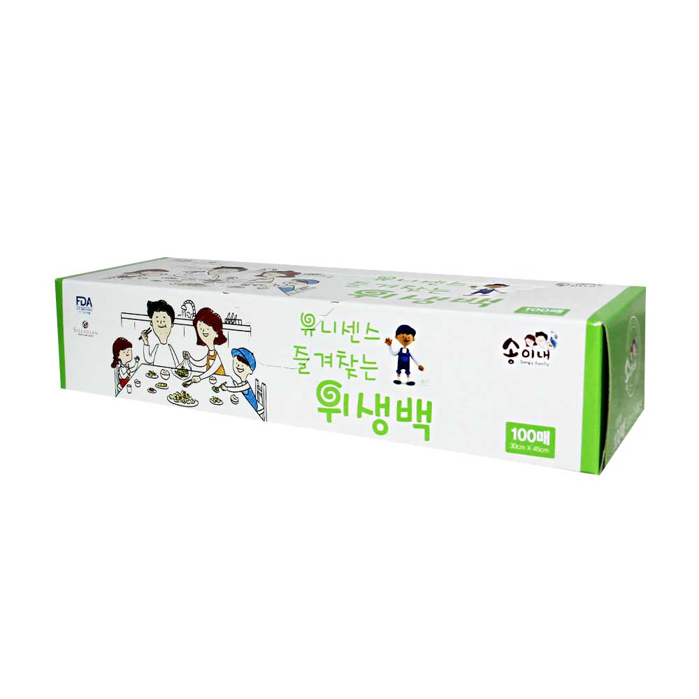 유니센스 위생백 30cm X 45cm 100매