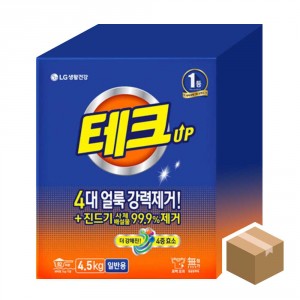 LG 테크 4.5kg 겸용 카톤 세탁세제x3개