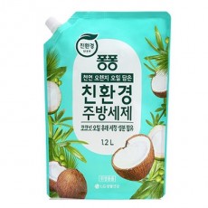 퐁퐁 친환경 주방세제 코코넛 1.2L 리필