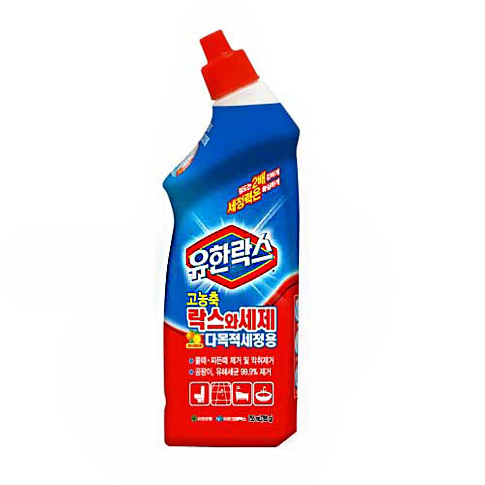 유한락스 고농축 락스와세제 다목적세정용 755ml