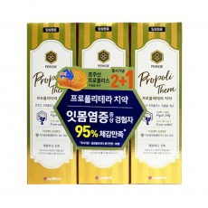 페리오 프로폴리테라 치약 레몬허니민트 100gX3