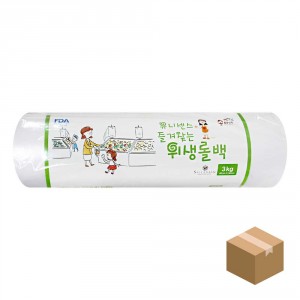 유니센스 위생롤백 40cm X 50cm 3kg 6입 BOX