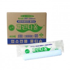 크린타올 업소용 물티슈 400매 BOX