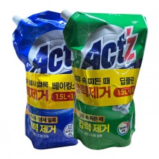 피죤 액츠 퍼펙트 세탁세제 리필 1.5L+1.5L 베이킹소다/딥클린