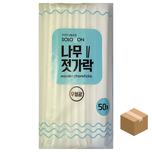 솔로몬 나무젓가락 종이 50P*40봉