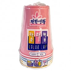 롯데 칼라컵 9온스 6P