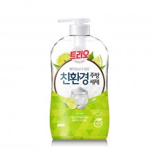 트리오 베이킹소다 친환경 주방세제 산뜻한 라임향 680ml