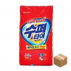 수퍼타이 세탁세제 가루세제 3kg x 4개