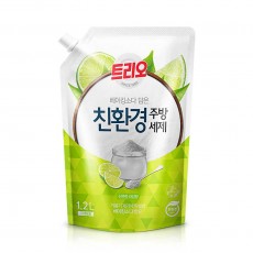 트리오 베이킹소다 친환경 주방세제 산뜻한 라임향 1.2L