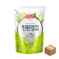 트리오 베이킹소다 친환경 주방세제 산뜻한 라임향 1.2L x 10개