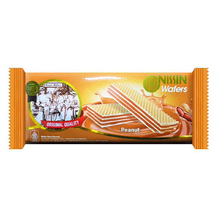 니신와퍼 땅콩맛 웨하스 100g 간식