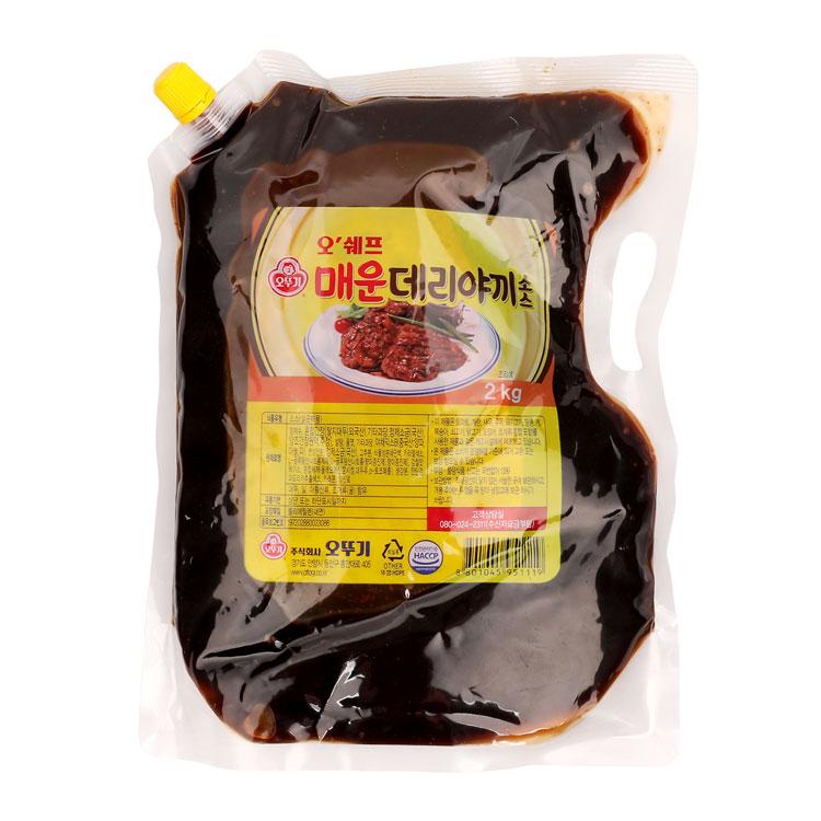 오뚜기/오쉐프/매운데리야끼소스/2KG